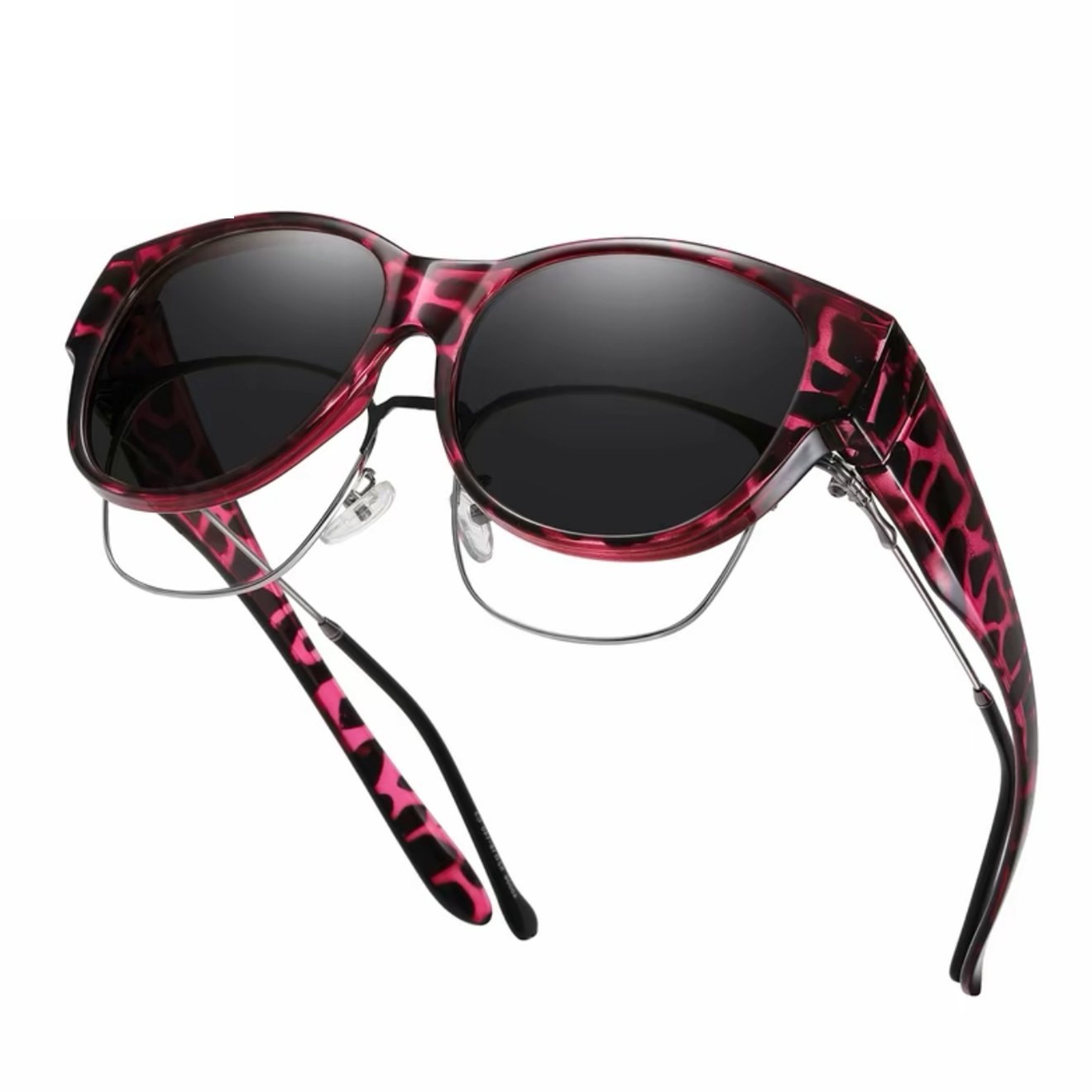 🕶 Nowe okulary przeciwsłoneczne w kształcie kocich oczu w bardzo dużym rozmiarze, z soczewkami polaryzacyjnymi i ochroną UV40