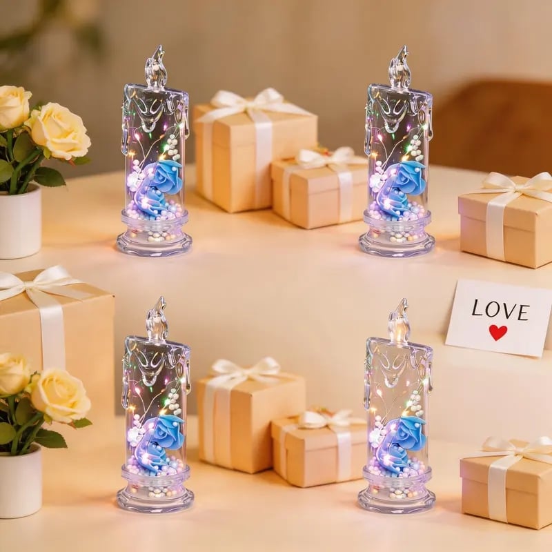 💖 Oferta ograniczona czasowo z okazji Dnia Matki 🌹 Lampa w kształcie róży