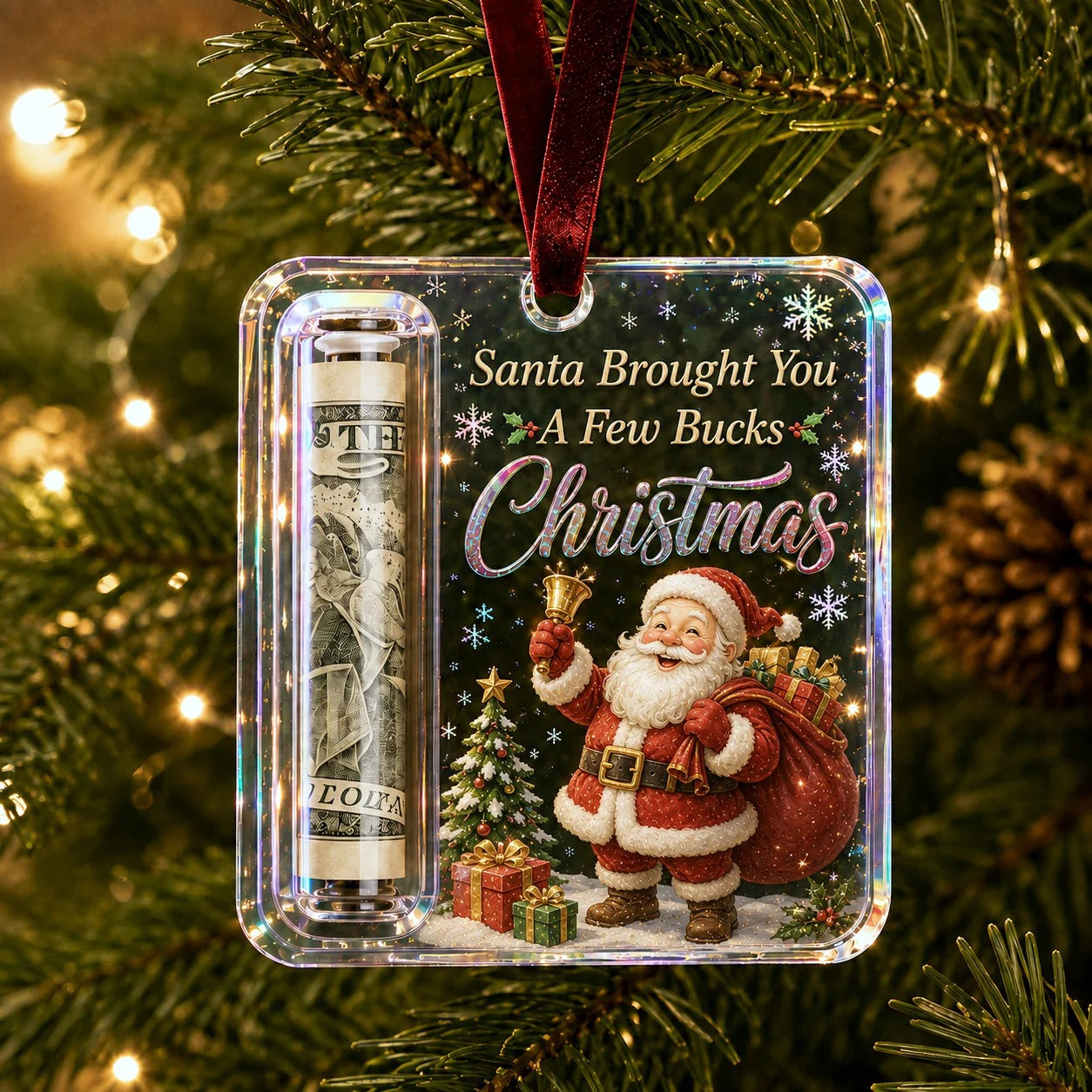 💵🎄 Wieszak na prezenty świąteczne z gotówką – zamień pieniądze w świąteczną niespodziank