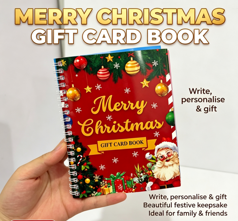 🔥🎁70 % RABATT!!! – Bereit für Weihnachten! 🎅 Weihnachtskartenheft – 👍 DIY-Heft mit Spiralbindung für Weihnachtskarten