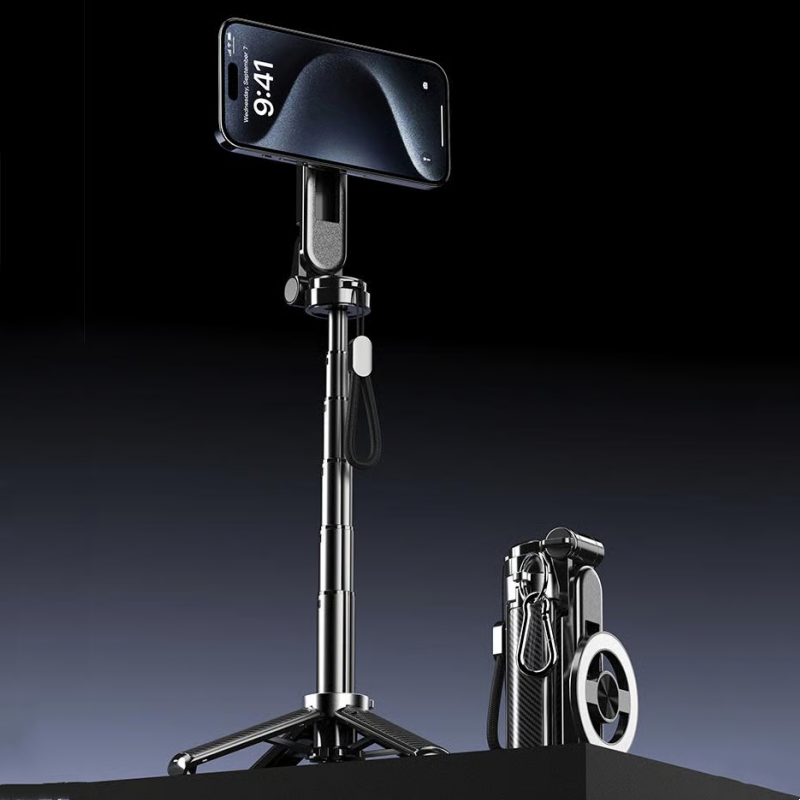 🏆50% korting voor een beperkte tijd✨4-in-1 multifunctionele selfiestick met 360° rotatie en magneet