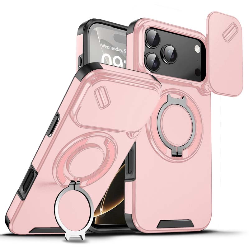 🔥 OSTATNIA PROMOCJA - 50% ZNIŻKI 🔥 Magnetyczne etui na telefon z podstawką w kształcie pierścienia do iPhone'a