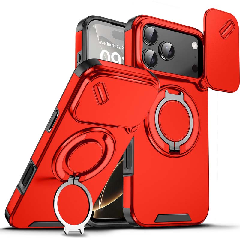 🔥 OSTATNIA PROMOCJA - 50% ZNIŻKI 🔥 Magnetyczne etui na telefon z podstawką w kształcie pierścienia do iPhone'a