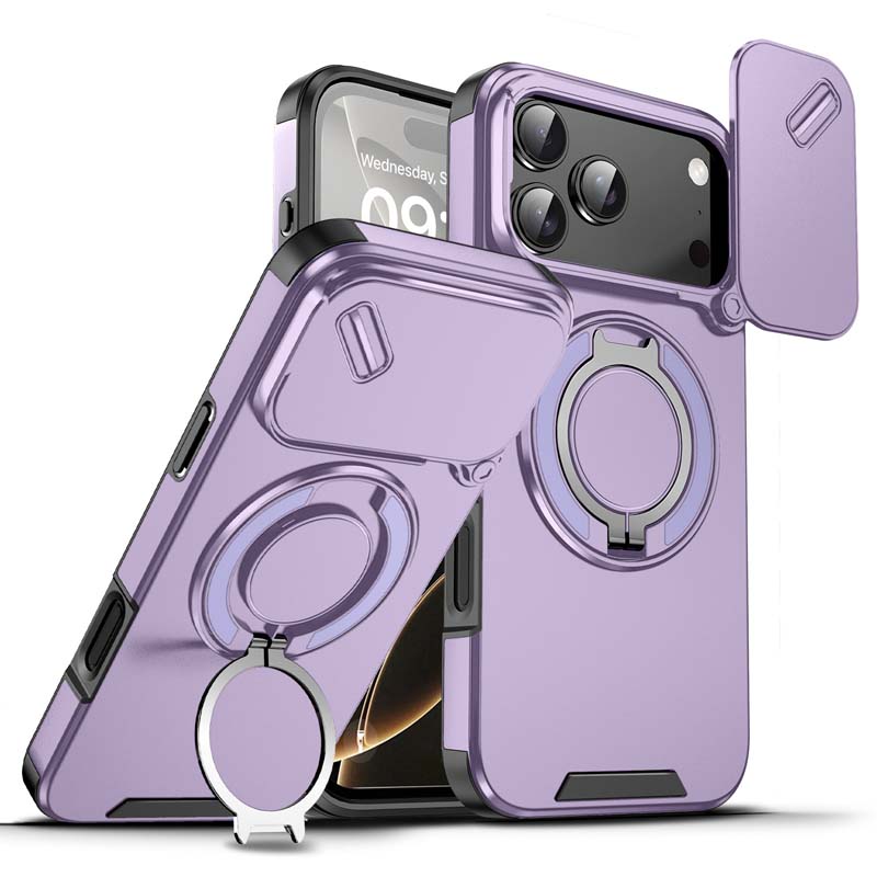 🔥 OSTATNIA PROMOCJA - 50% ZNIŻKI 🔥 Magnetyczne etui na telefon z podstawką w kształcie pierścienia do iPhone'a