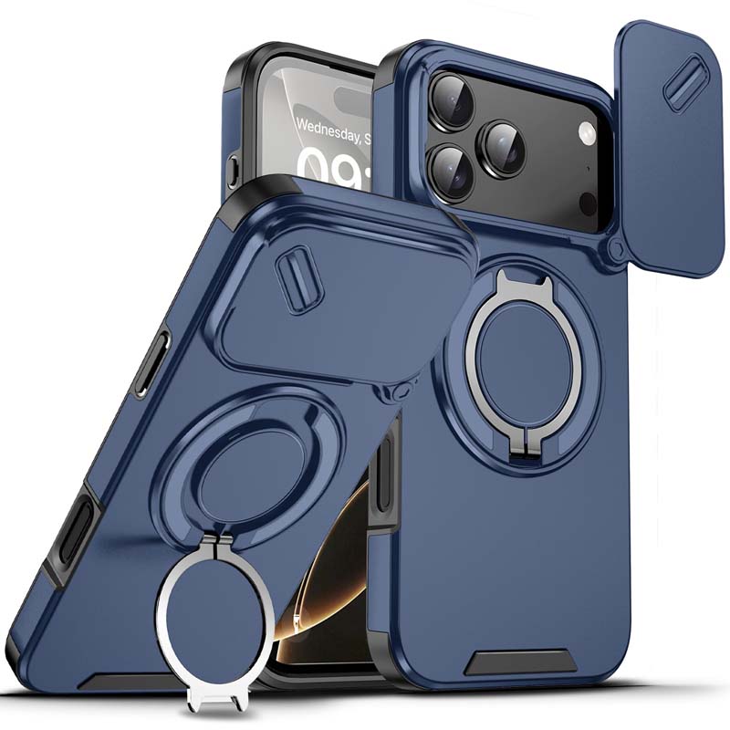 🔥 OSTATNIA PROMOCJA - 50% ZNIŻKI 🔥 Magnetyczne etui na telefon z podstawką w kształcie pierścienia do iPhone'a