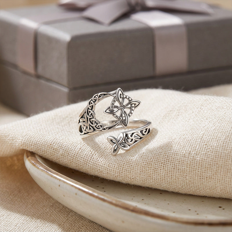 Keltisk treenighetsring – Vintage ring i mystisk stil 🔮