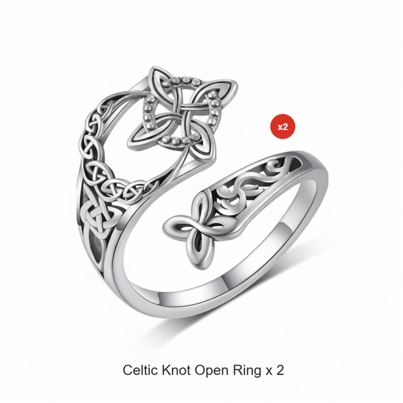 Keltisk treenighetsring – Vintage ring i mystisk stil 🔮