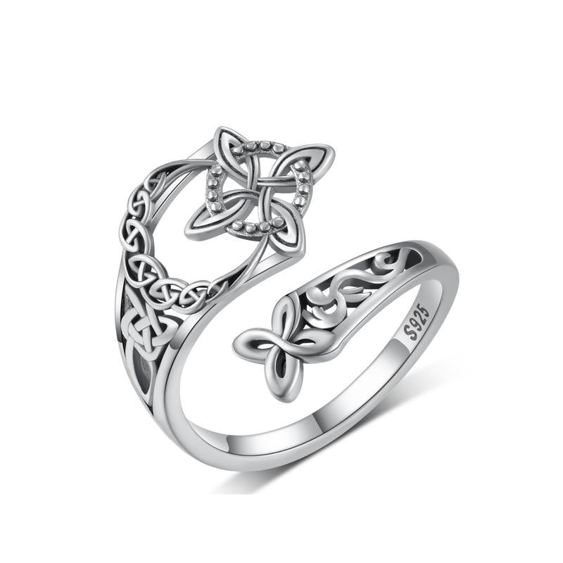 Keltisk treenighetsring – Vintage ring i mystisk stil 🔮