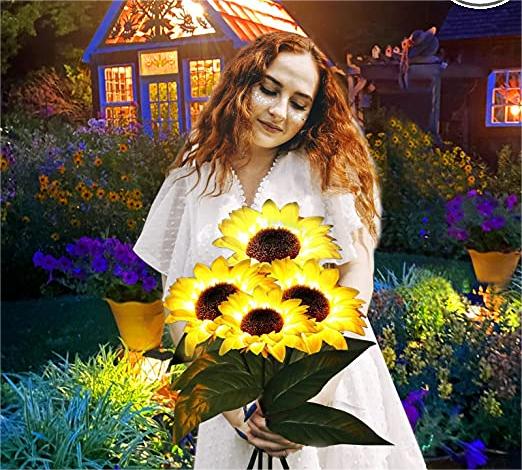 🌻 50% ZNIŻKI! ☀️ Wodoszczelne lampy solarne słonecznik – realistyczne płatki, klasa szczelności IP65, automatyczne włączanie na 8-12 h ☀️🌻