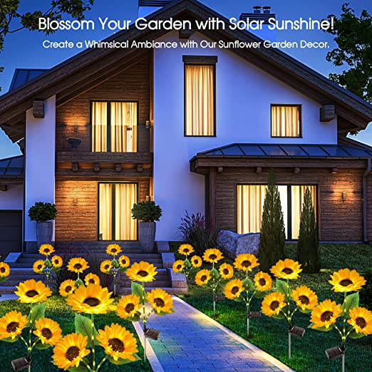 🌻 50% ZNIŻKI! ☀️ Wodoszczelne lampy solarne słonecznik – realistyczne płatki, klasa szczelności IP65, automatyczne włączanie na 8-12 h ☀️🌻