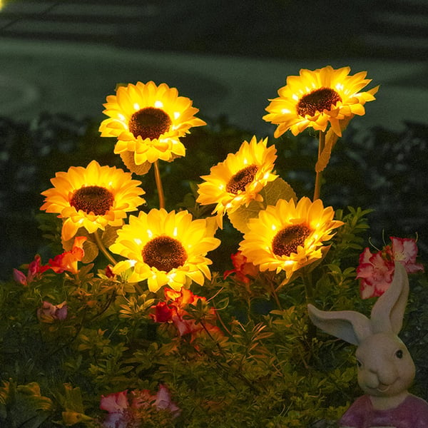 🌻 50% ZNIŻKI! ☀️ Wodoszczelne lampy solarne słonecznik – realistyczne płatki, klasa szczelności IP65, automatyczne włączanie na 8-12 h ☀️🌻