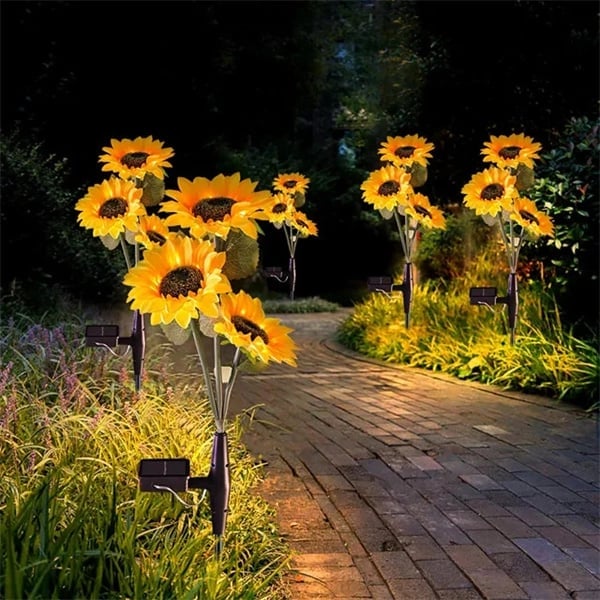 🌻 50% ZNIŻKI! ☀️ Wodoszczelne lampy solarne słonecznik – realistyczne płatki, klasa szczelności IP65, automatyczne włączanie na 8-12 h ☀️🌻