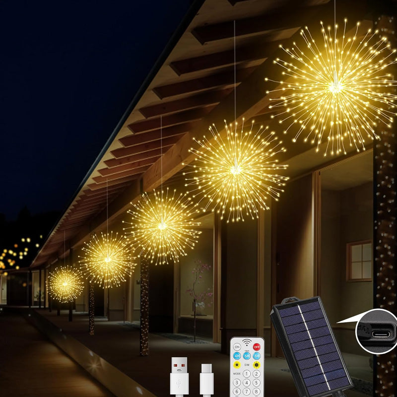 🎇Lśniące lampiony zasilane energią słoneczną do ogrodów i na przyjęcia